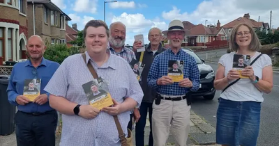Lib Dems campaigning in Morecambe