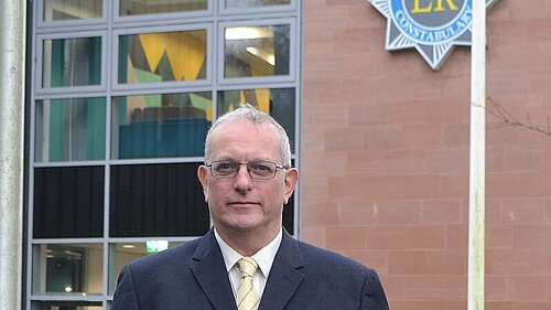 Adrian Waite at Police HQ