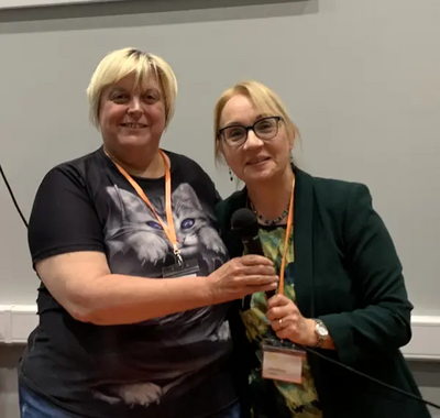 Jackie Pearcey and Jane Brophy