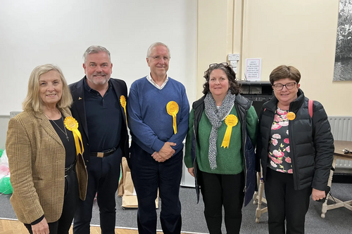 Left to right: Helen Speed, Mark Browne, Bob Barr, Jenny Marsh, Leila Williams